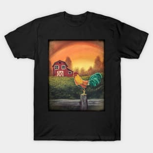 Rooster on the Farm T-Shirt